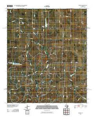 Pioneer Texas Historical topographic map, 1:24000 scale, 7.5 X 7.5 Minute, Year 2010