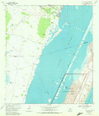 Pita Island Texas Historical topographic map, 1:24000 scale, 7.5 X 7.5 Minute, Year 1969