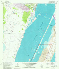 Pita Island Texas Historical topographic map, 1:24000 scale, 7.5 X 7.5 Minute, Year 1969
