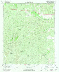 Pitchfork Ranch Texas Historical topographic map, 1:24000 scale, 7.5 X 7.5 Minute, Year 1968