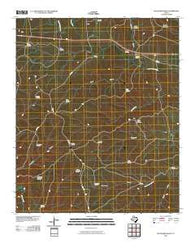 Pitchfork Ranch Texas Historical topographic map, 1:24000 scale, 7.5 X 7.5 Minute, Year 2010