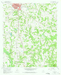 Pittsburg Texas Historical topographic map, 1:24000 scale, 7.5 X 7.5 Minute, Year 1960