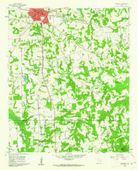 Pittsburg Texas Historical topographic map, 1:24000 scale, 7.5 X 7.5 Minute, Year 1960