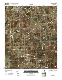 Pittsburg Texas Historical topographic map, 1:24000 scale, 7.5 X 7.5 Minute, Year 2010