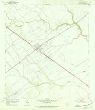 Placedo Texas Historical topographic map, 1:24000 scale, 7.5 X 7.5 Minute, Year 1952