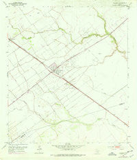 Placedo Texas Historical topographic map, 1:24000 scale, 7.5 X 7.5 Minute, Year 1952