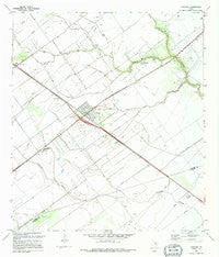 Placedo Texas Historical topographic map, 1:24000 scale, 7.5 X 7.5 Minute, Year 1995