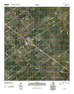 Placedo Texas Historical topographic map, 1:24000 scale, 7.5 X 7.5 Minute, Year 2010