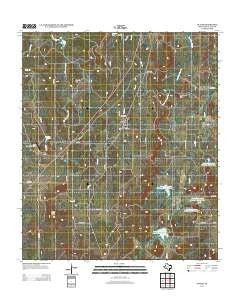 Placid Texas Historical topographic map, 1:24000 scale, 7.5 X 7.5 Minute, Year 2013