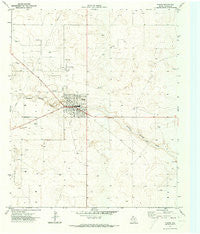 Plains Texas Historical topographic map, 1:24000 scale, 7.5 X 7.5 Minute, Year 1971
