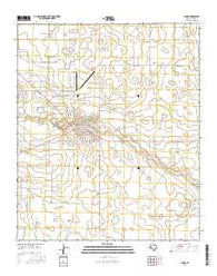 Plains Texas Current topographic map, 1:24000 scale, 7.5 X 7.5 Minute, Year 2016
