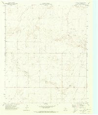 Plains 1 SW Texas Historical topographic map, 1:24000 scale, 7.5 X 7.5 Minute, Year 1970
