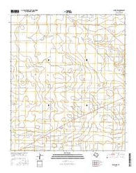 Plains NW Texas Current topographic map, 1:24000 scale, 7.5 X 7.5 Minute, Year 2016
