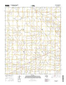 Plains NW Texas Current topographic map, 1:24000 scale, 7.5 X 7.5 Minute, Year 2016