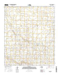 Plains SE Texas Current topographic map, 1:24000 scale, 7.5 X 7.5 Minute, Year 2016