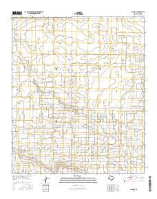 Plains SE Texas Current topographic map, 1:24000 scale, 7.5 X 7.5 Minute, Year 2016