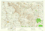 Plainview Texas Historical topographic map, 1:250000 scale, 1 X 2 Degree, Year 1954