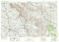 Plainview Texas Historical topographic map, 1:250000 scale, 1 X 2 Degree, Year 1954