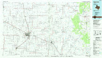 Plainview Texas Historical topographic map, 1:100000 scale, 30 X 60 Minute, Year 1985