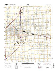 Plainview Texas Current topographic map, 1:24000 scale, 7.5 X 7.5 Minute, Year 2016
