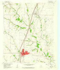 Plano Texas Historical topographic map, 1:24000 scale, 7.5 X 7.5 Minute, Year 1960