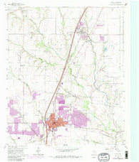Plano Texas Historical topographic map, 1:24000 scale, 7.5 X 7.5 Minute, Year 1960