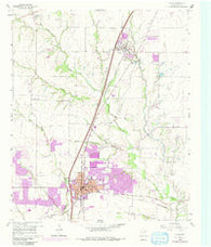Plano Texas Historical topographic map, 1:24000 scale, 7.5 X 7.5 Minute, Year 1960
