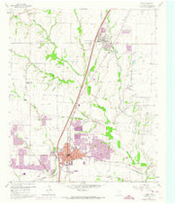 Plano Texas Historical topographic map, 1:24000 scale, 7.5 X 7.5 Minute, Year 1960