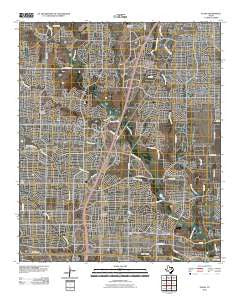 Plano Texas Historical topographic map, 1:24000 scale, 7.5 X 7.5 Minute, Year 2010