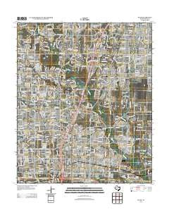 Plano Texas Historical topographic map, 1:24000 scale, 7.5 X 7.5 Minute, Year 2013