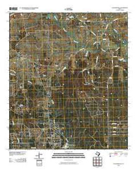 Plantersville Texas Historical topographic map, 1:24000 scale, 7.5 X 7.5 Minute, Year 2010