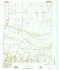 Plaska Texas Historical topographic map, 1:24000 scale, 7.5 X 7.5 Minute, Year 1985