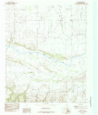 Plaska Texas Historical topographic map, 1:24000 scale, 7.5 X 7.5 Minute, Year 1985