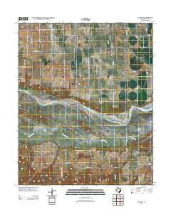 Plaska Texas Historical topographic map, 1:24000 scale, 7.5 X 7.5 Minute, Year 2013