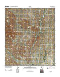 Plata Texas Historical topographic map, 1:24000 scale, 7.5 X 7.5 Minute, Year 2012