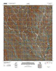 Plata NE Texas Historical topographic map, 1:24000 scale, 7.5 X 7.5 Minute, Year 2010