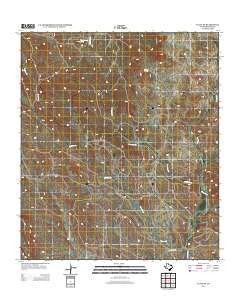 Plata NE Texas Historical topographic map, 1:24000 scale, 7.5 X 7.5 Minute, Year 2012