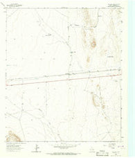 Plateau Texas Historical topographic map, 1:24000 scale, 7.5 X 7.5 Minute, Year 1964