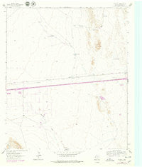 Plateau Texas Historical topographic map, 1:24000 scale, 7.5 X 7.5 Minute, Year 1964