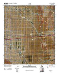 Plateau Texas Historical topographic map, 1:24000 scale, 7.5 X 7.5 Minute, Year 2010