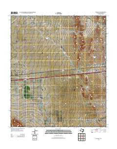 Plateau Texas Historical topographic map, 1:24000 scale, 7.5 X 7.5 Minute, Year 2012