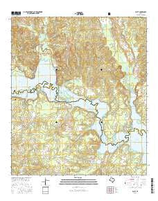 Platt Texas Current topographic map, 1:24000 scale, 7.5 X 7.5 Minute, Year 2016
