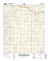 Pleasant Hill Texas Current topographic map, 1:24000 scale, 7.5 X 7.5 Minute, Year 2016