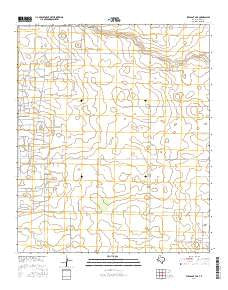 Pleasant Hill Texas Current topographic map, 1:24000 scale, 7.5 X 7.5 Minute, Year 2016