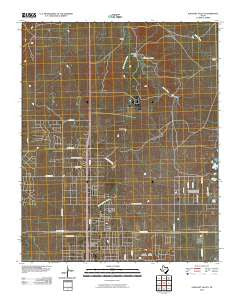 Pleasant Valley Texas Historical topographic map, 1:24000 scale, 7.5 X 7.5 Minute, Year 2010