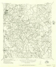 Pleasanton Texas Historical topographic map, 1:62500 scale, 15 X 15 Minute, Year 1956