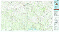 Pleasanton Texas Historical topographic map, 1:100000 scale, 30 X 60 Minute, Year 1985