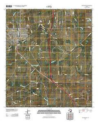 Pleasanton Texas Historical topographic map, 1:24000 scale, 7.5 X 7.5 Minute, Year 2010