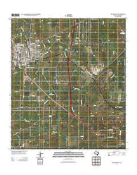Pleasanton Texas Historical topographic map, 1:24000 scale, 7.5 X 7.5 Minute, Year 2013