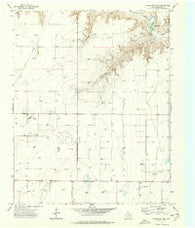 Pleasure Pond Texas Historical topographic map, 1:24000 scale, 7.5 X 7.5 Minute, Year 1974